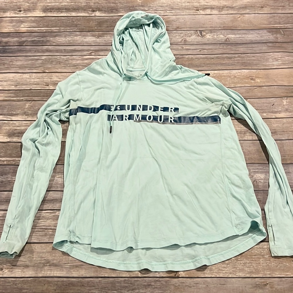 Hooded under armour top